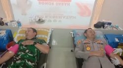 Aksi Kemanusiaan Polres Mesuji, 120 Pendonor Ikuti Donor Darah HUT Bhayangkara