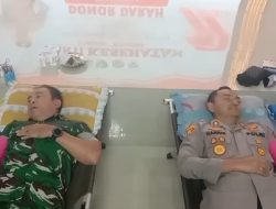 Aksi Kemanusiaan Polres Mesuji, 120 Pendonor Ikuti Donor Darah HUT Bhayangkara