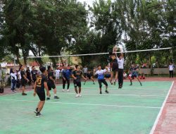 Sat Lantas Polres Buru Raih Juara 1 Lomba Bola Voli Antar Satker dalam Rangka Hari Bhayangkara ke-79