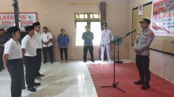 Kapolsek Menyuke Hadiri Kegiatan Pelantikan dan Pengambilan Sumpah Kepala Dusun Desa Ladangan