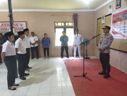 Kapolsek Menyuke Hadiri Kegiatan Pelantikan dan Pengambilan Sumpah Kepala Dusun Desa Ladangan