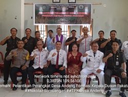 Pelantikan Perangkat Desa Andeng Formasi Kadus Pakatan Berlangsung Khidmat dan Lancar