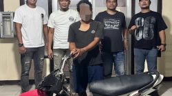 Tak Butuh Waktu Lama, Polres Landak Ungkap Kasus Pencurian Motor Dinas