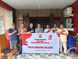 Polda Sumsel Sambangi Purnawirawan Polri Jelang HUT Bhayangkara Ke -79