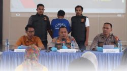 Press Release Polres Aceh Besar Ungkap Kasus Pembunuhan Di Kecamatan Lhoong