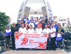 Polda Maluku Salurkan Bansos Kepada Sejumlah Elemen Masyarakat