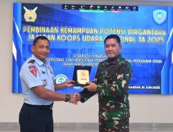 Danlanud Sultan Hasanuddin Terima Kunjungan Aspotdirga Kaskoopsudnas, Bahas Peningkatan Pembinaan Kemampuan Potensi Dirgantara