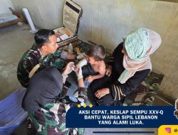 Aksi Cepat, Tim Keslap Sempu XXV-Q Bantu Warga Sipil Lebanon Yang Alami Luka