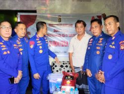 Peringati HUT Bhayangkara ke-79, Polda Sumsel Lakukan Anjangsana Kediaman Anggota Polri Yang Sakit menahun