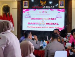 Polda Kalbar Gelar Donor Darah dan Baksos Sambut Hari Bhayangkara ke-79