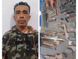 Polda Maluku dan Densus 88 Tangkap Pembuat Senpi Rakitan di Ambon