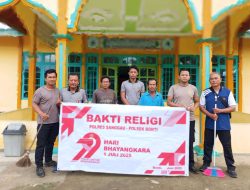 Polsek Bonti Gelar Bakti Religi, Wujud Kepedulian Polri Sambut Hari Bhayangkara Ke-79
