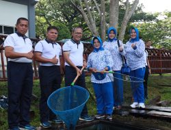 Lantamal XIV Wujudkan Kemandirian Pangan Melalui Panen Raya Lele