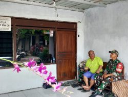 Serda Ichsan, Ngobrol Santai Dengan Pak RT, Untuk Eratkan Silaturahmi