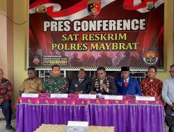 Polres Maybrat Bersama Pemerintah Daerah Gelar Press release Terkait Kasus Ujaran Kebencian di Media Sosial