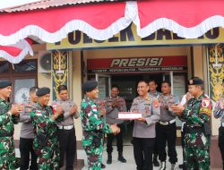TNI-Polri Bersinergi, Dansatgas Pamtas RI-MLY Yonkav 3/AC Beri Surprise dalam Rangka HUT Bhayangkara ke-79