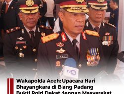 Polda Aceh Rayakan Hari Bhayangkara ke-79: Menunjukkan Kedekatan Polri dengan Masyarakat