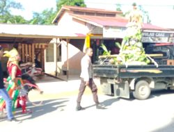 Polsek Mempawah Hulu kawal pawai Kirab Budaya Grebek Suro