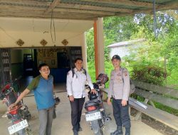 Temui Warga Saat Patroli Siang, Polisi Air Besar Sampaikan Pesan Penting