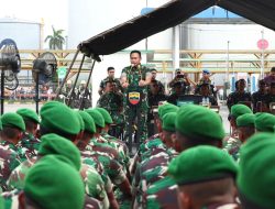Pangdam I/BB Beri Arahan kepada 1.524 Prajurit Brigade TP 89 yang Tiba di Belawan