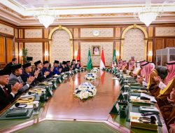 Presiden Republik Indonesia Prabowo Subianto Melakukan Pertemuan Bilateral dengan Putra Mahkota Sekaligus Perdana Menteri Kerajaan Arab Saudi