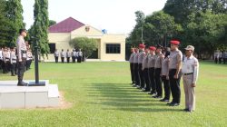 67 Personel Polres Banyuasin Naik Pangkat, Kapolres Ingatkan Jaga Amanah