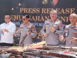 Musnahkan Senpira, Kapolda Akui Masih Ada Masyarakat Sumsel yang Menyimpan Senpira Alasan Melindungi Diri dari Hewan Buas