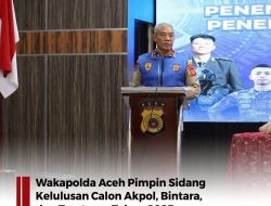 Wakapolda Aceh Brigjen Pol. Ari Wahyu Widodo Pimpin sidang Terbuka Kelulusan Akpol, Bintara dan Tamtama Tahun 2025