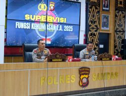 Bidhumas Polda Kalbar Supervisi ke Polres Sambas: Dorong Humas Jadi Garda Terdepan Citra Polri