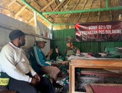 Dengan Komunikasi Sosial Satgas Yonif 521/DY Membuka Layanan Kesehatan Gratis di Distrik Bolakme