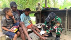 TNI Hadirkan Senyum dan Harapan: Satgas Yonif 131/Brs Gelar Pelayanan Kesehatan Gratis di Kampung Koya