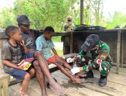 TNI Hadirkan Senyum dan Harapan: Satgas Yonif 131/Brs Gelar Pelayanan Kesehatan Gratis di Kampung Koya
