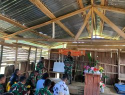 TNI Hadir, Ibadah Kembali Hidup di Denom: Satgas Yonif 751/VJS Gelar Ibadah Bersama dan Bagikan Alkitab