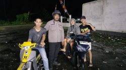 Patroli Malam, Polisi Sapa Warga dan Edukasi Pengendara demi Keamanan dan Ketertiban