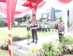 Polda Sumsel Gelar Apel Pagi dan Berikan 184 Penghargaan kepada Personel Berprestasi