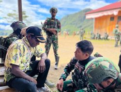 Satgas Yonif 751/VJS Pos Bulangkop Dekat dengan Rakyat, Bantu Kesehatan dan Bangun Kepercayaan di Distrik Ok Aom