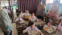 Kapolsek Menjalin Hadiri Launching Program Makan Bergizi Gratis, Wujud Dukungan Polri Terhadap Program Pemerintah