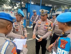 Bid Propam Polda Sumsel Gelar Ops Gaktibplin di Mako Ditlantas Polda Sumsel