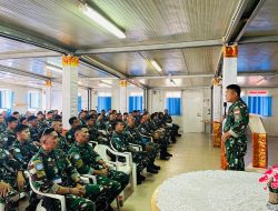 Satgas FHQSU XXVI-Q Gelar Menerima Sosialisasi Pencegahan dan Penegakan Hukum bagi Personel UNIFIL