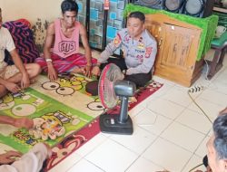 Kapolsek Hu’u Lakukan Silaturahmi dengan Korban Kecelakaan di Jalan Lakey Dompu