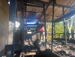 Kebakaran Rumah Di Dusun Pasa Desa Berinang Mayun Kecamatan Menyuke