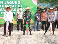 Polres Gresik Beraksi, Tanam Jagung Serentak untuk Swasembada Pangan