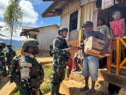 Warga Desa Seramkatop Kedukaan, TNI bergerak cepat Membantu