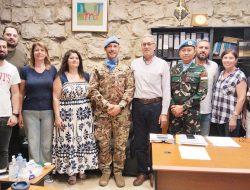 MCOU XXX-O Kenalkan UNIFIL Kepada Pemimpin Lokal Desa Deir Mimas