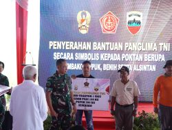 Kelompok Tani Kartika Kodam I/BB Terima Bantuan Alsintan, Pupuk dan Benih Padi dari Panglima TNI