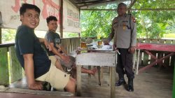 Patroli Rutin Polsubsektor Jelimpo Untuk Memastikan Situasi Aman Dan Kondusif
