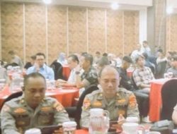 Kabag Ops Polres Banyuasin Hadir Rakor Komitmen Bersama Dalam Pencegahan Karhutlabun