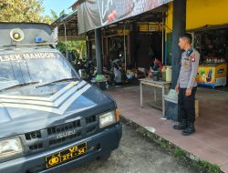 Meski Libur, Polsek Mandor Tetap Siaga: Patroli Siang Intensifkan Pengawasan di Titik Rawan Pencurian