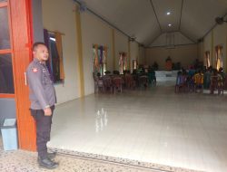 Polsek Meranti Lakukan Pengamanan Ibadah Hari Minggu Di Gereja