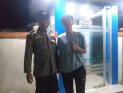 Personil Polsek Menjalin Laksanakan Patroli Malam di ATM yang ada di Menjalin
